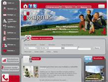 Tablet Screenshot of magnusinmobiliaria.com